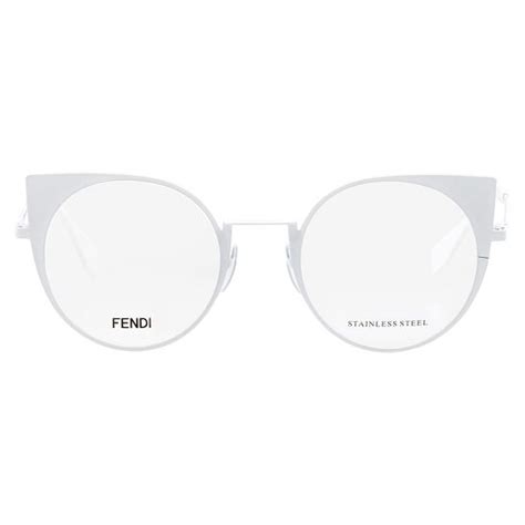 vendita online fendi ff0192|FENDI Ladies Matte White Eyeglasses FF0192.